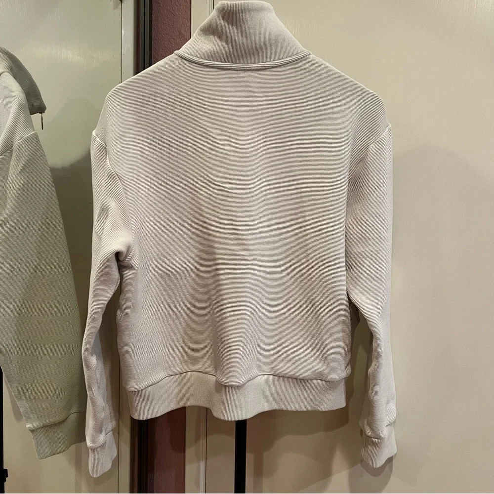 Varley Cream Bomber Jacket - Picture 2 of 9